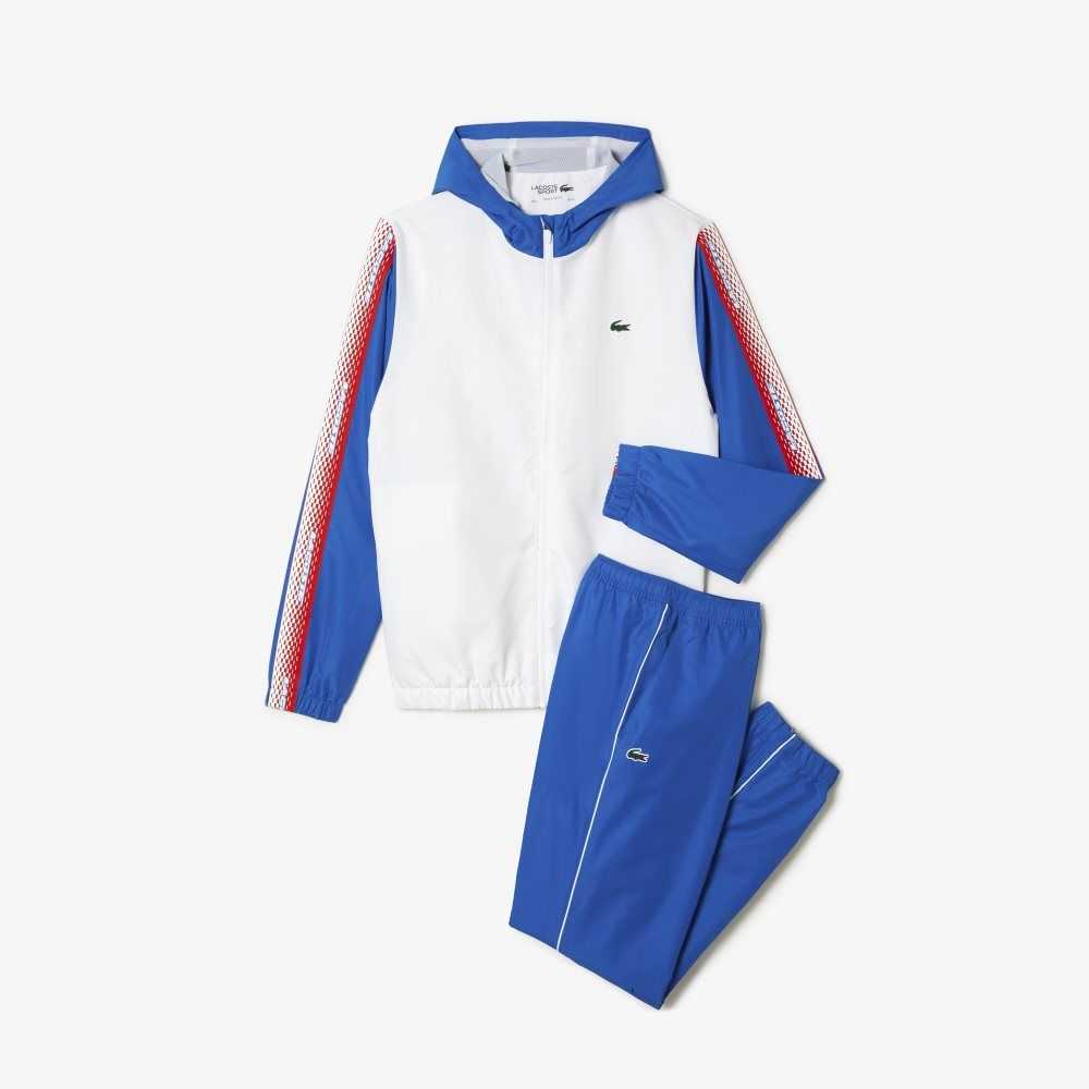 Lacoste Tennis Regular Fit Jogger Set Hvite Blå Hvite | 3148-JONGY