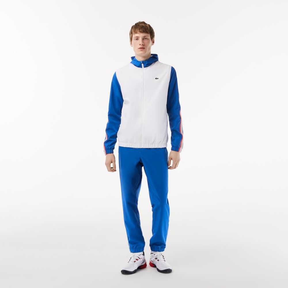 Lacoste Tennis Regular Fit Jogger Set Hvite Blå Hvite | 3148-JONGY