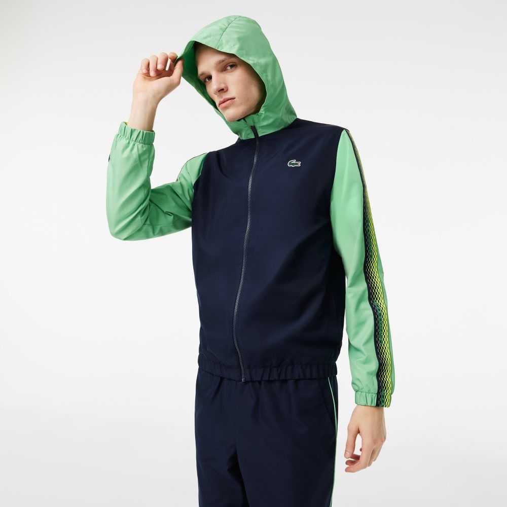 Lacoste Tennis Regular Fit Jogger Set Marineblå Blå Grønn Marineblå Blå Grønn | 1439-TISVW