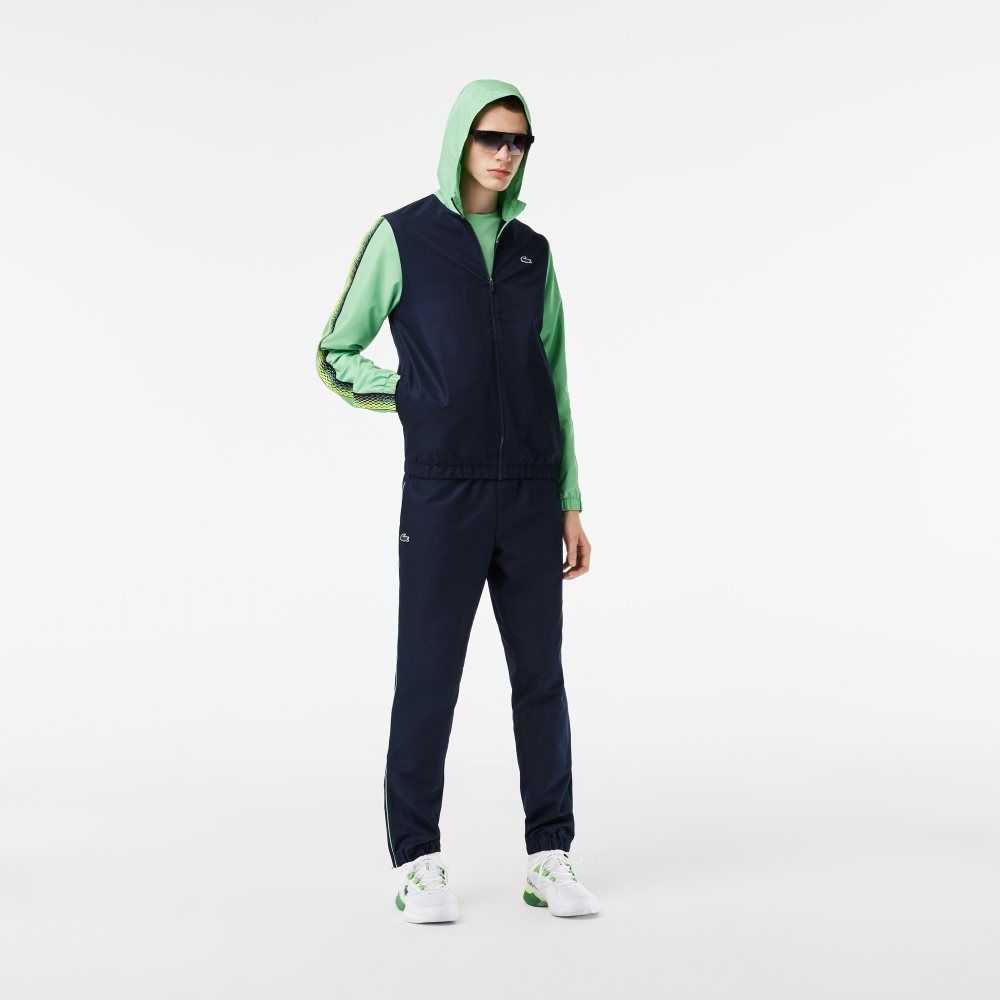 Lacoste Tennis Regular Fit Jogger Set Marineblå Blå Grønn Marineblå Blå Grønn | 1439-TISVW