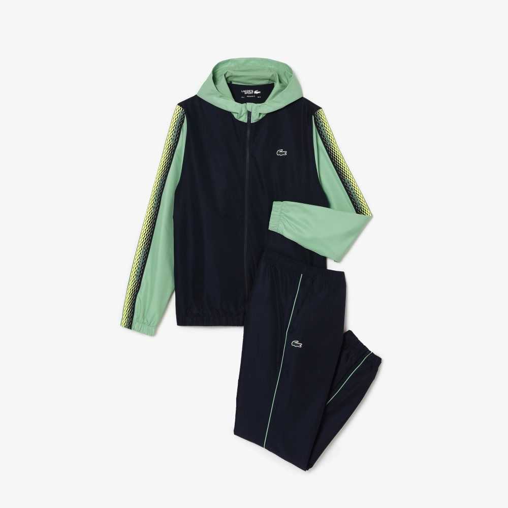 Lacoste Tennis Regular Fit Jogger Set Marineblå Blå Grønn Marineblå Blå Grønn | 1439-TISVW