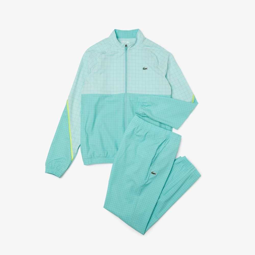 Lacoste Tennis x Novak Djokovic Jogger Set Grønn Lyse Grønn | 6590-MXOZK