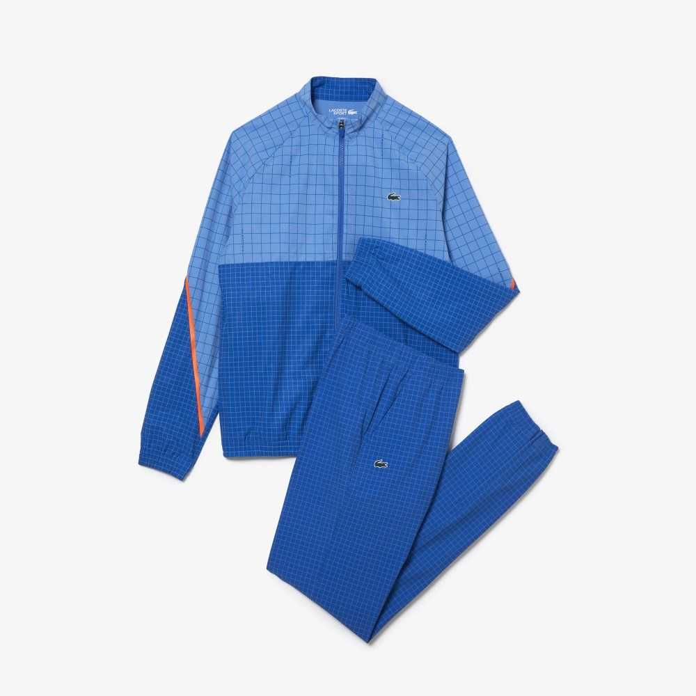 Lacoste Tennis x Novak Djokovic Jogger Set Blå | 7690-MOZJF