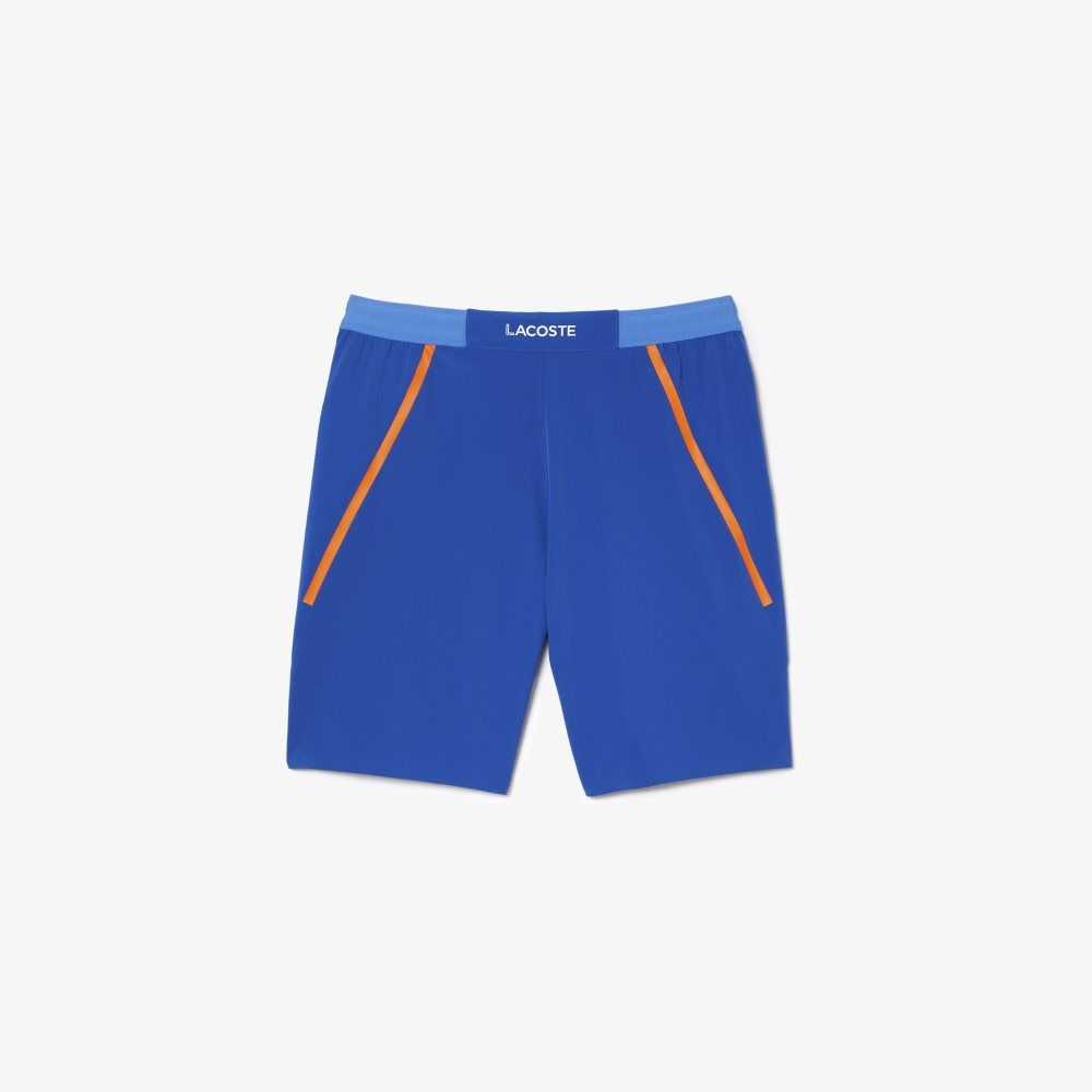 Lacoste Tennis x Novak Djokovic Shorts Blå | 3754-LSFDC