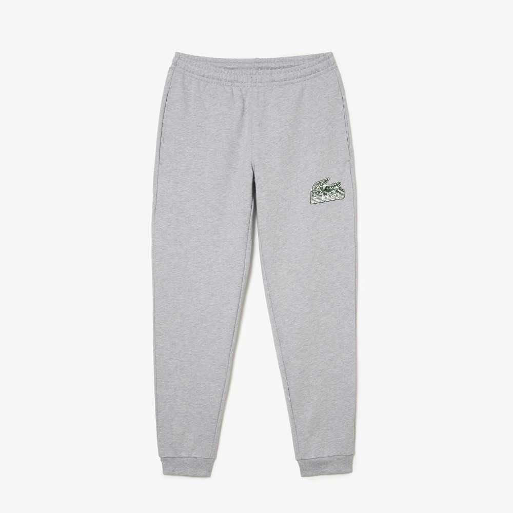 Lacoste Unbrushed Fleece Track Pants Grå | 7921-XYMQF