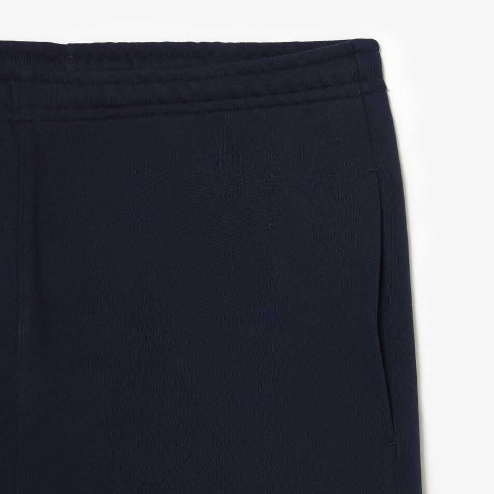 Lacoste Unbrushed Fleece Track Pants Marineblå Blå | 1058-SVFIT