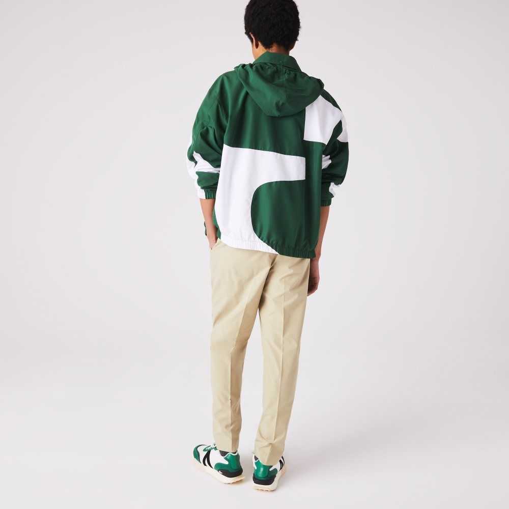 Lacoste Vann-Resistant Tracksuit Beige | 9063-NOGHS