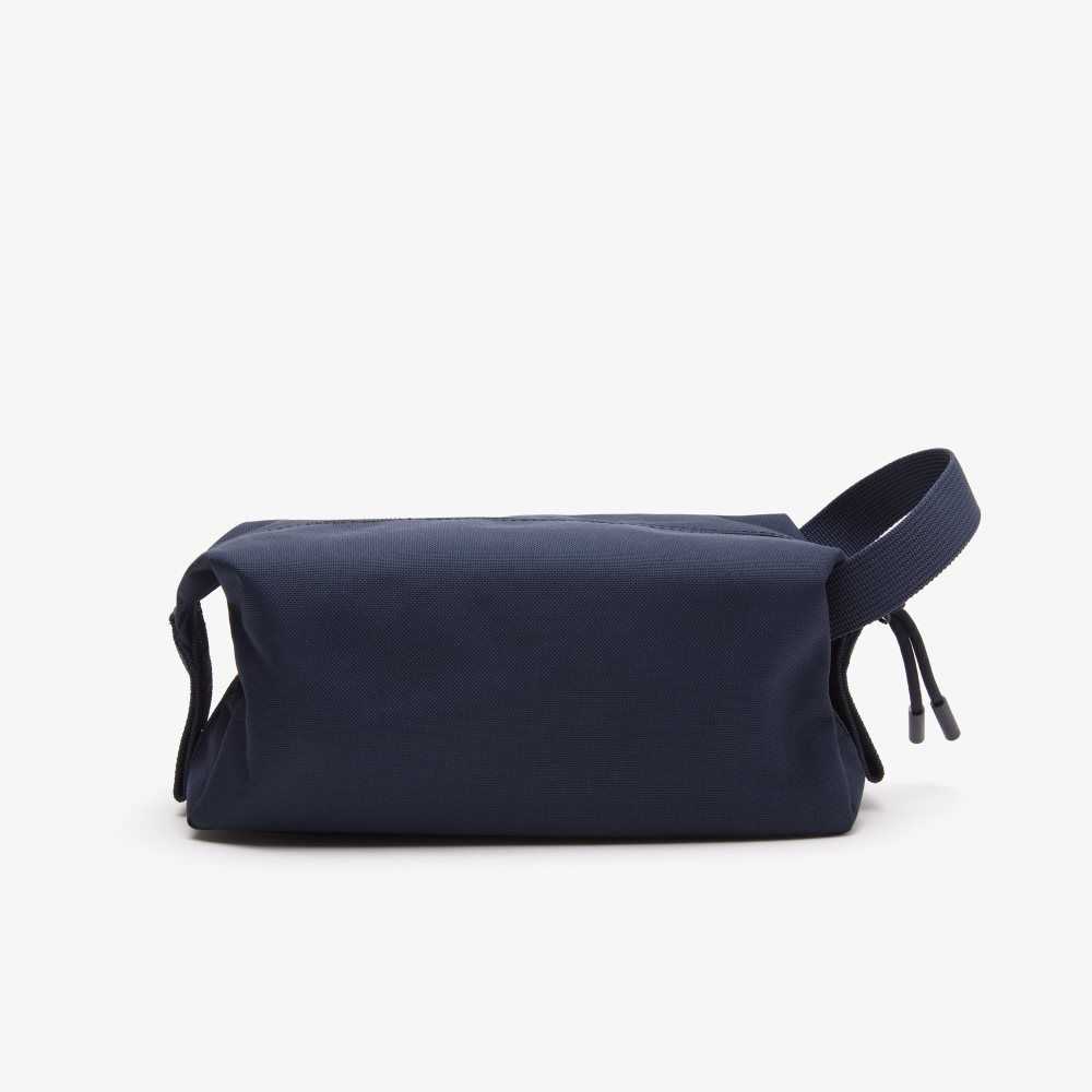 Lacoste Zippered Toiletry Marineblå | 2419-GVCOH