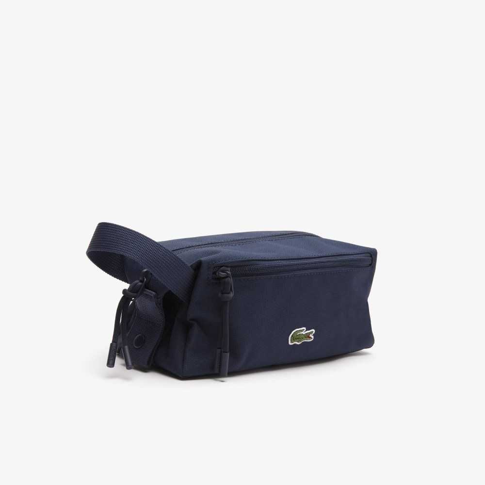 Lacoste Zippered Toiletry Marineblå | 2419-GVCOH