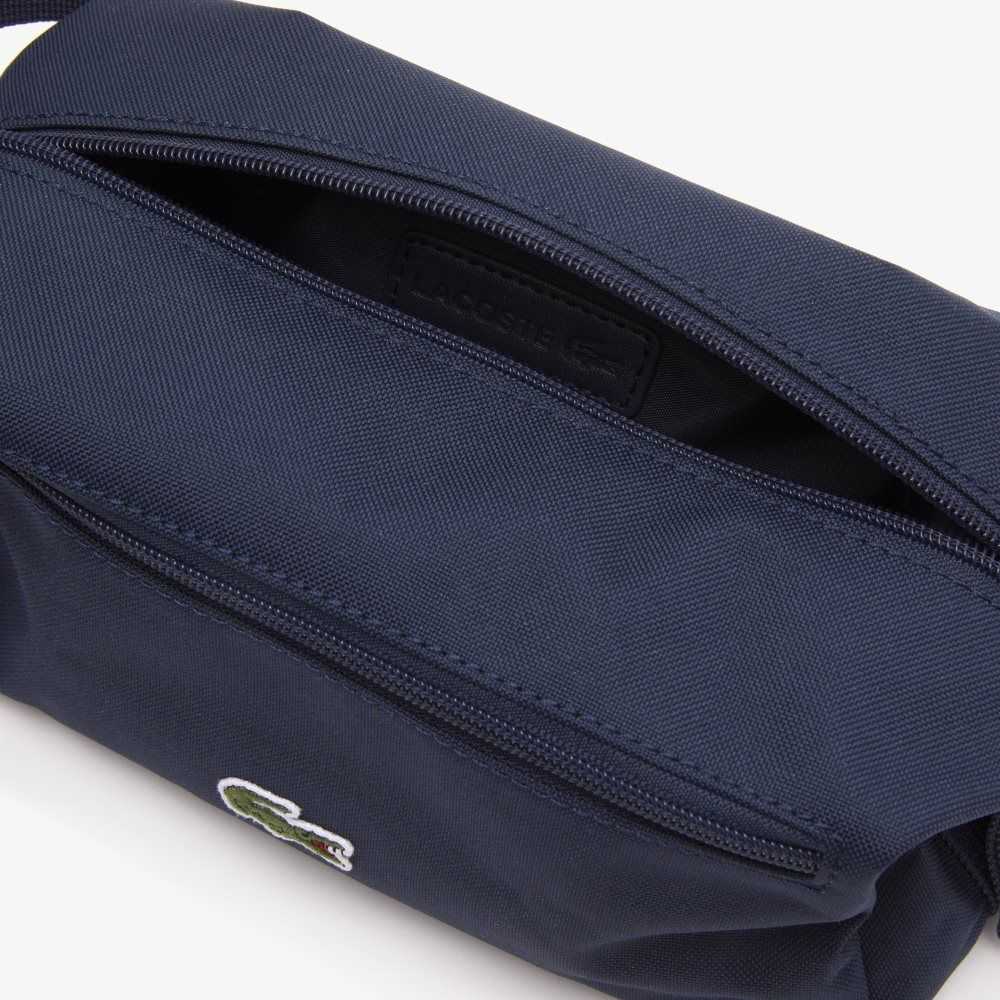 Lacoste Zippered Toiletry Marineblå | 2419-GVCOH